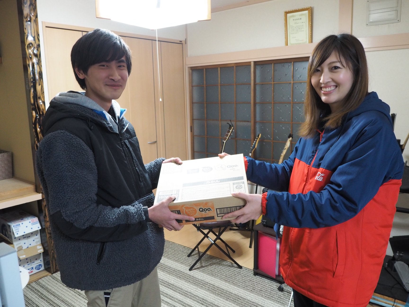 北海道コカ・コーラボトリング株式会社様より寄贈いただきました